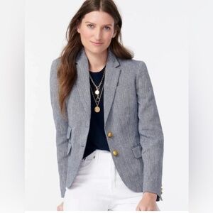 J.Crew Dalton Herringbone Blazer 12 TALL
